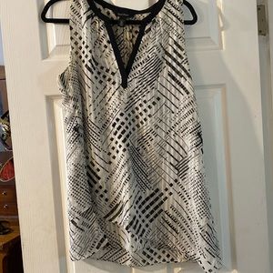 WHBM shirt large great layered with a cardigan